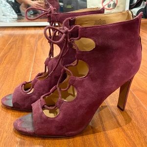 Nine West Burgundy Heels